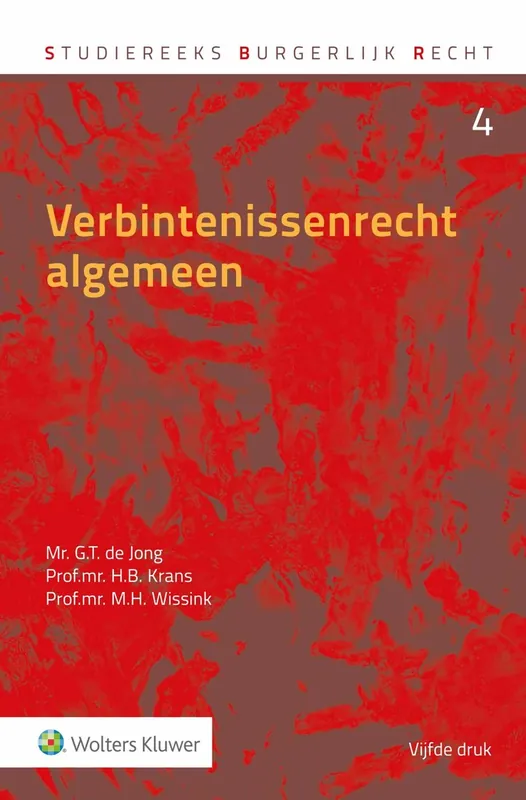 Verbintenissenrecht algemeen - G.T. de Jong Laatste Kans