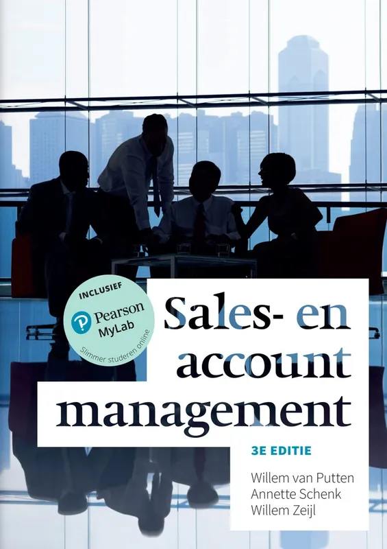 Gratis Verzending Sales- en accountmanagement, 3e editie met MyLab NL toegangscode - Willem van Putten; Annette Schenk; Willem Zeijl