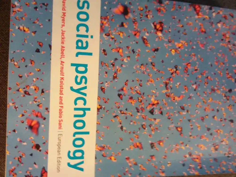 social psychology - David meyers, jackie abell, arnulf kolstad and fabio sani Populair