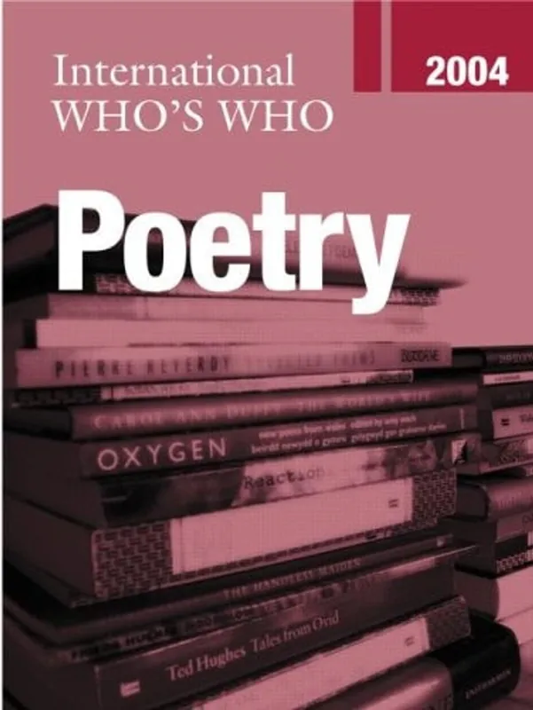 Uitverkoop International Who's Who in Poetry 2004 - Europa Publications