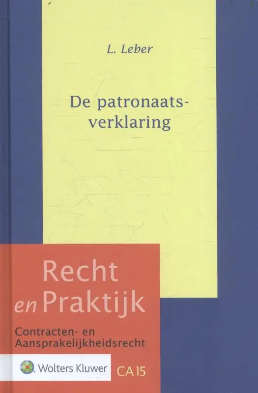 Alleen Vandaag De patronaats-verklaring - L. Leber