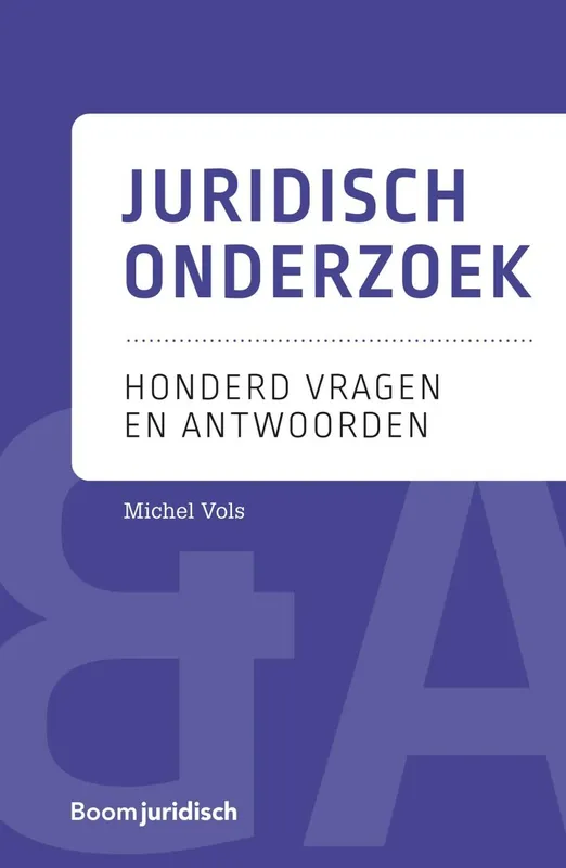 Juridisch onderzoek - Michel Vols Gratis Retour