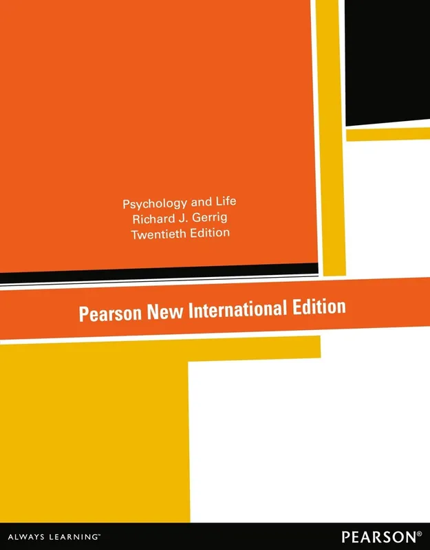 Uitverkoop Psychology and Life - Gerrig Richard