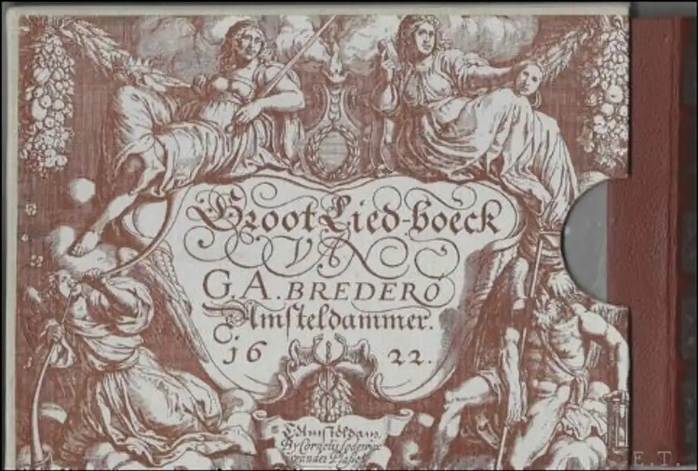 Favoriet Groot Lied-boeck. - G.A. Bredero