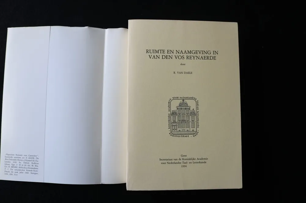 Goedkoop Ruimte en naamgeving in van den vos reynaerde - R. van Daele