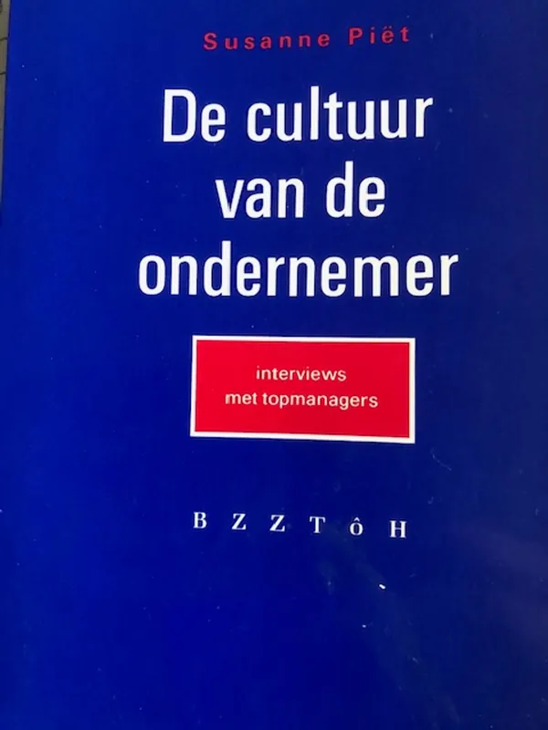 Cultuur van de ondernemer - Piet Koop Online