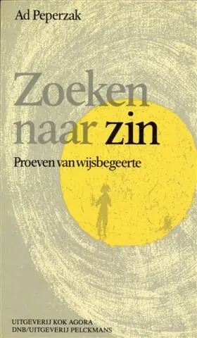 Zoeken naar zin - A. Peperzak Uitverkoop