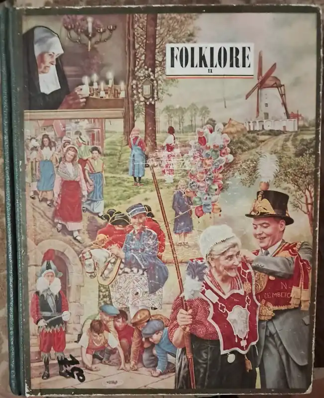 Folklore 2 - Het Tweede Bloemfestoen van Papieren Rozen - Henri Liebrecht Seizoensaanbieding