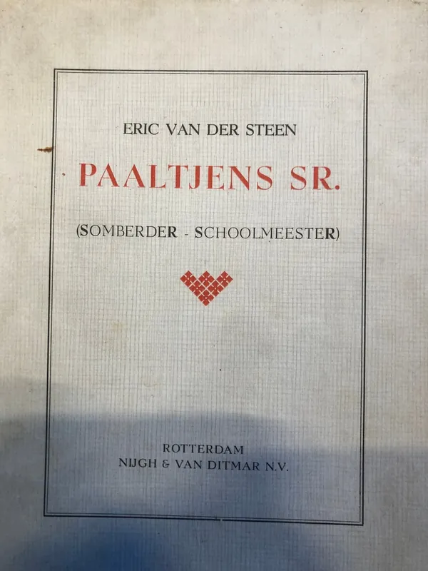 Paaltjens SR. - Eric Van Der Steen Nieuw
