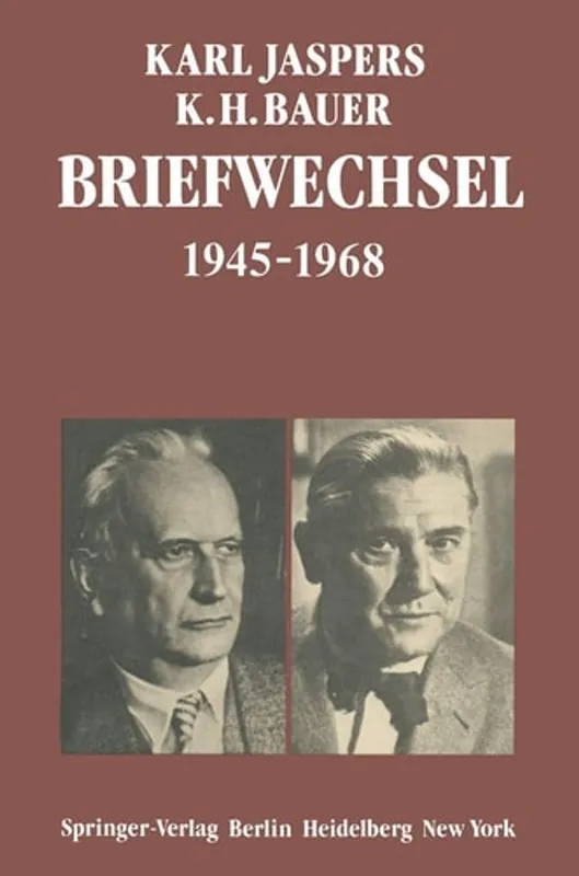 Gratis Retour Briefwechsel 1945–1968 (German Edition) - K. Jaspers