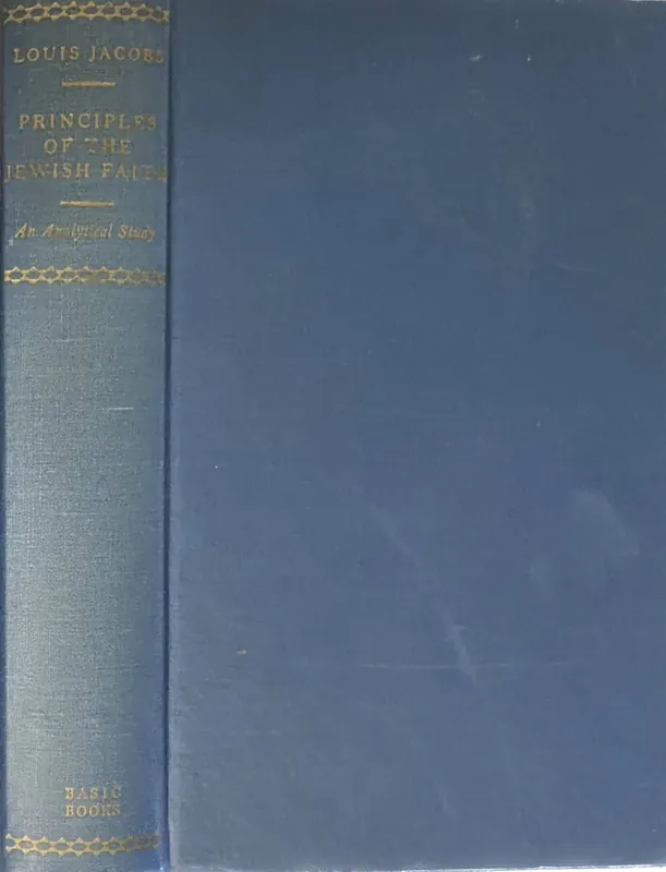 Principles of the Jewish Faith. An Analytical Study - Jacobs, Louis Nu Kopen
