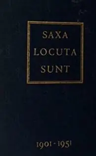 SAXA LOCUTA SUNT 1901-1951 - Gedenkboek Vijftigjarig bestaan Nederlandse Bond van Steen- en Offsetdrukkerijen en Fotolithografische Inrichtingen - Valentijn, M. Exclusieve Aanbieding