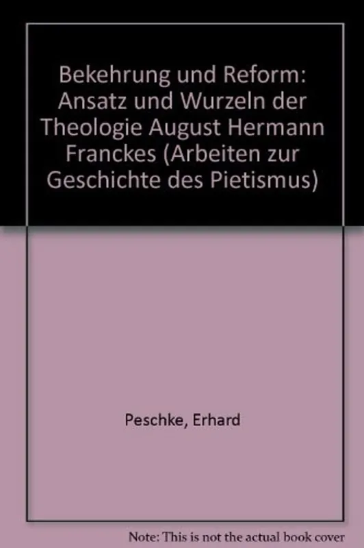 Superprijs Bekehrung und Reform - Erhard Peschke