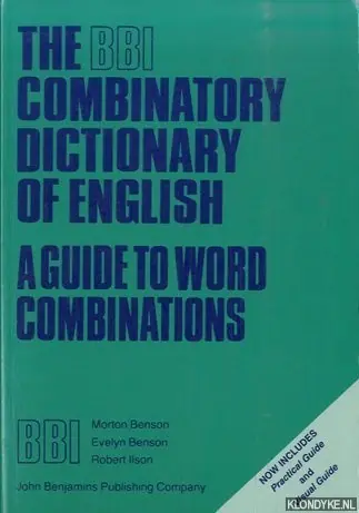 Express Levering Bbi combinatory dictionary of english - Benson