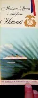 Dagaanbieding Brochure Matson Lines, ss Lurline Accomodations - Matson Lines