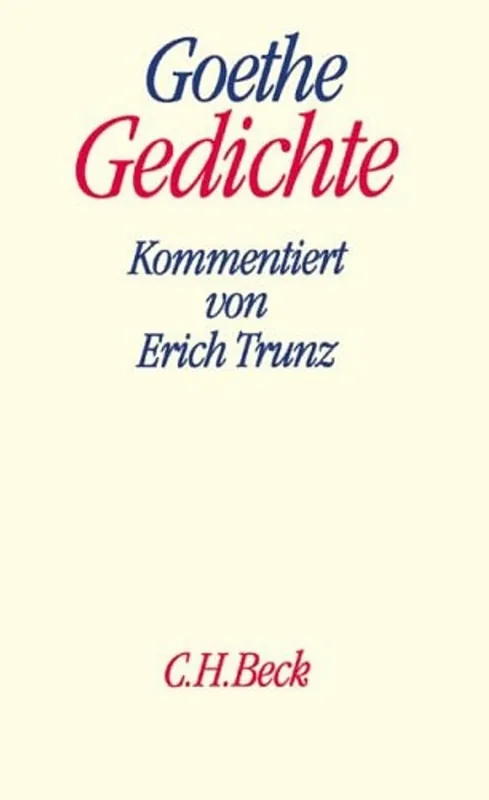 Gedichte - Johann Wolfgang von Goethe Laatste Kans