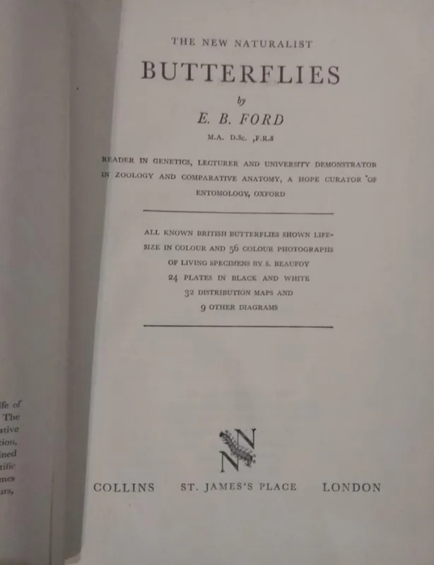 Actieprijs The New Naturalist Butterflies - Ford, E.B.