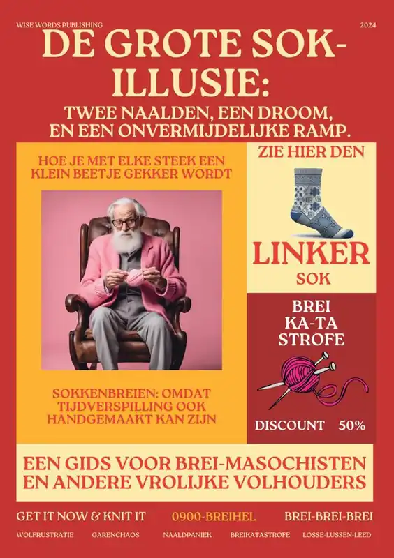 De Grote Sok-Illusie: Twee Naalden, Een Droom, en Een Onvermijdelijke Ramp / Druk 1 Bestel Nu