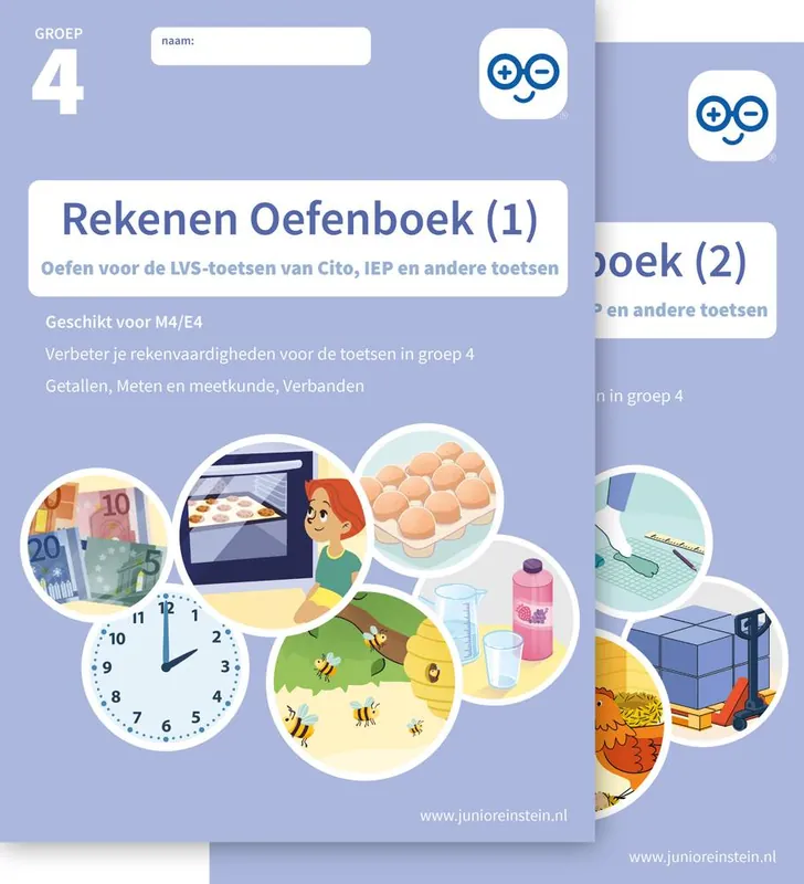 Must-Have Rekenen Oefenboek Set deel 1 en 2 groep 4 / Druk 1