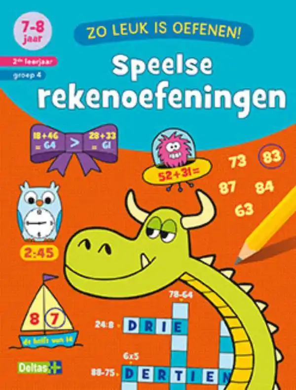 Betrouwbaar Speelse rekenoefeningen 7-8 jaar 2de leerjaar groep 4 / Druk 1