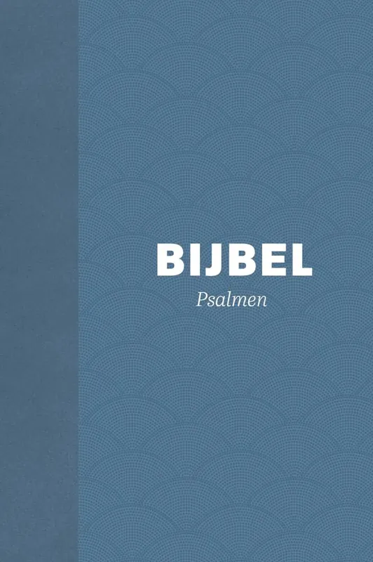 Bijbel (HSV) met Psalmen - hardcover blauw met schelpen / Druk 4 Dagaanbieding