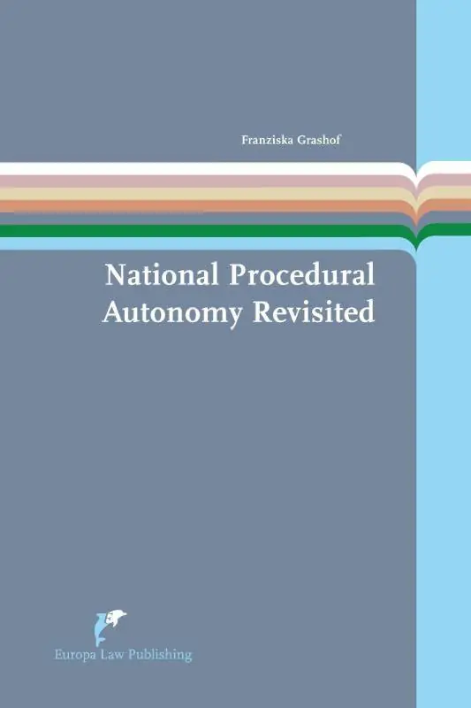 National procedural autonomy revisited / 1st Edition Aanbieding